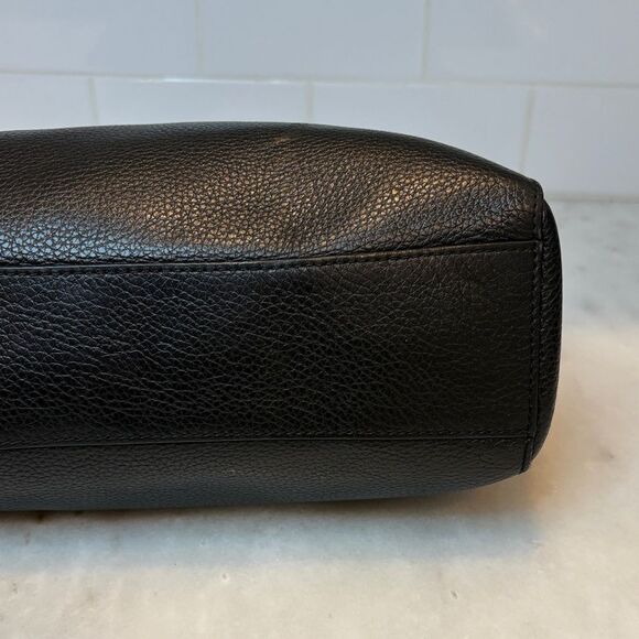 Coach Kelsey Small Pebbled Leather Satchel Shoulder Bag - Picture 8 of 16